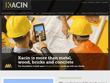 Tablet Screenshot of kacin.com